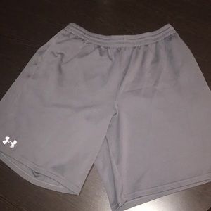 Gray Under Armour Athletic Shorts